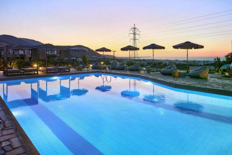 Malia Kreta, Malia, Hotel mit 17 Suiten 800m² Gebäudefläche Gewerbe kaufen